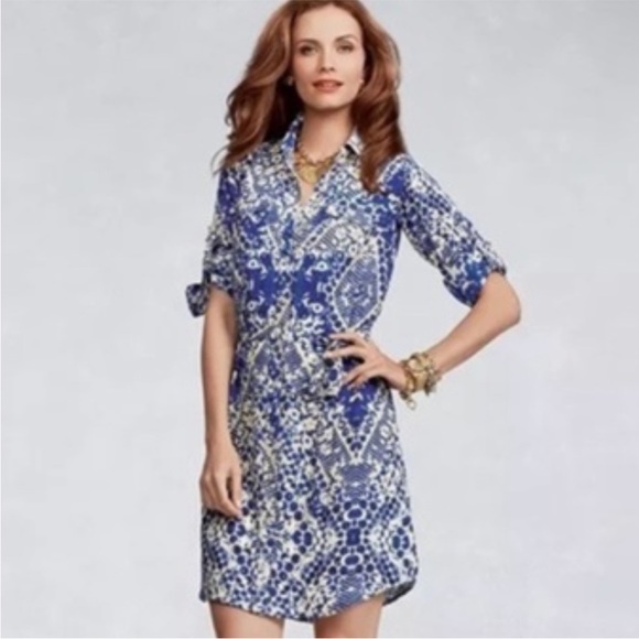 Cabi button up Shirt Dress - Picture 2 of 8